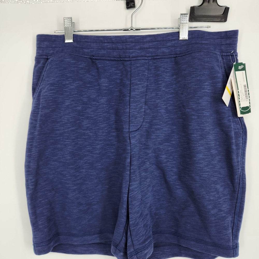 Flag & Anthem Men's Navy Blue Medium Swifton Slub Kit Shorts NWT 7" Inseam
